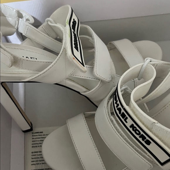 Michael Kors White Strappy Heels - Picture 9 of 12